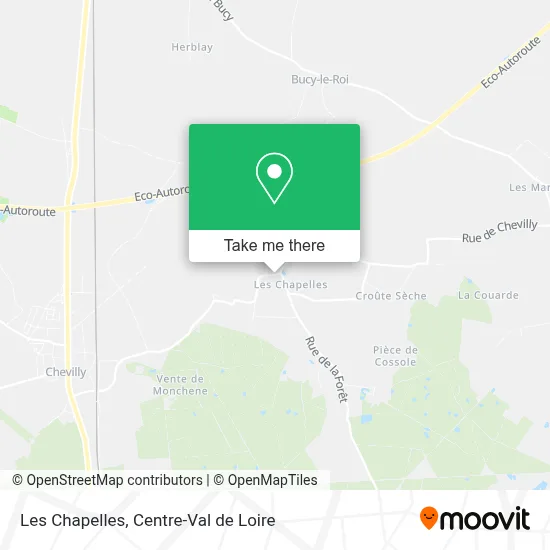 Les Chapelles map