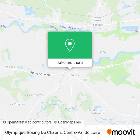 Olympique Boxing De Chabris map