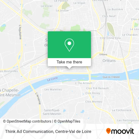 Think Ad Communication map