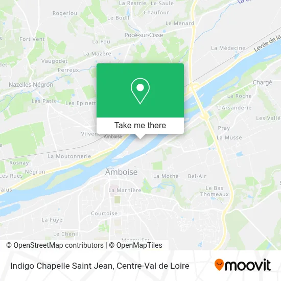 Indigo Chapelle Saint Jean map