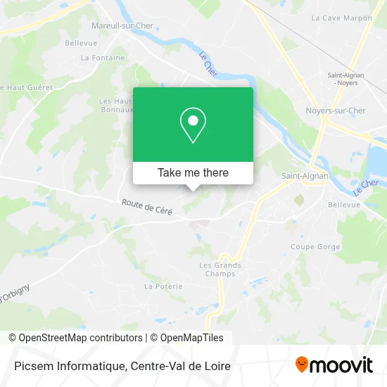 Picsem Informatique map