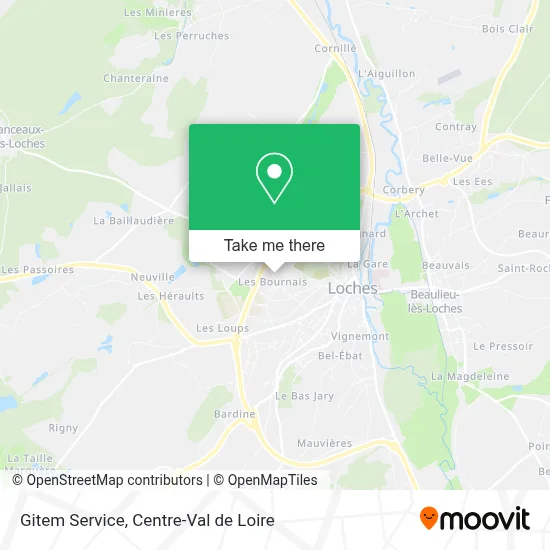 Gitem Service map