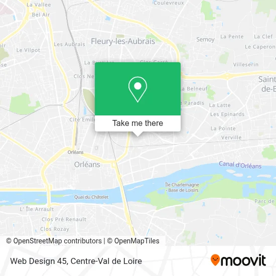 Web Design 45 map