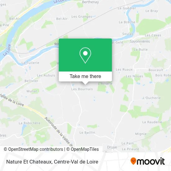 Nature Et Chateaux map