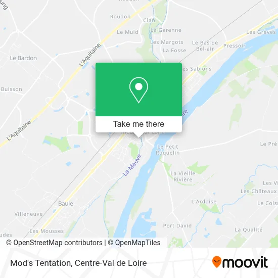 Mod's Tentation map