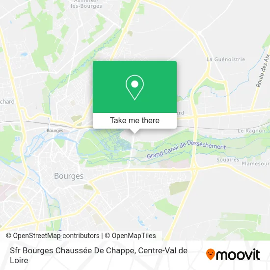 Sfr Bourges Chaussée De Chappe map