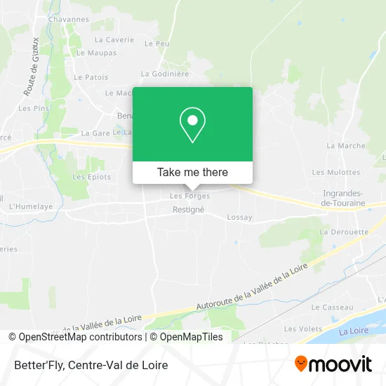 Better'Fly map