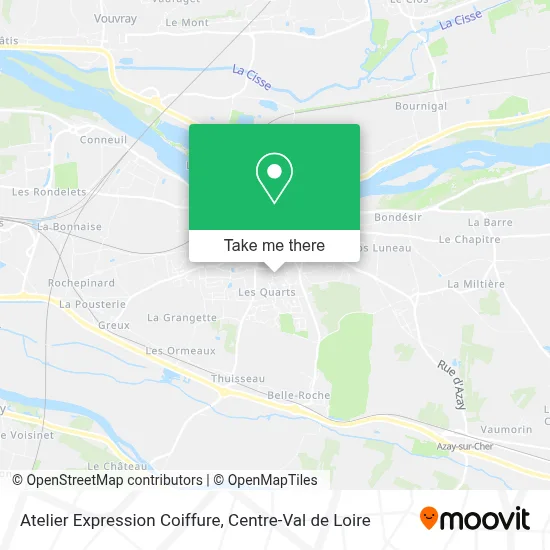 Atelier Expression Coiffure map