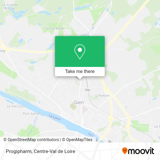 Progipharm map