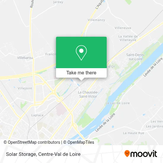 Solar Storage map