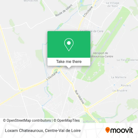 Loxam Chateauroux map