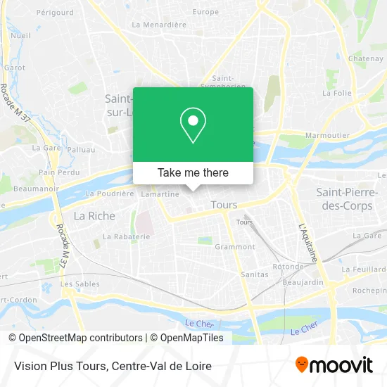 Vision Plus Tours map