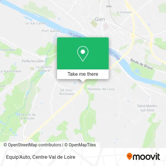 Equip'Auto map