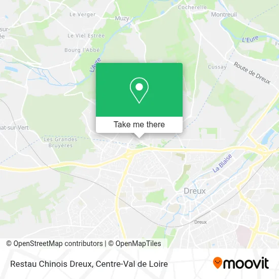 Restau Chinois Dreux map