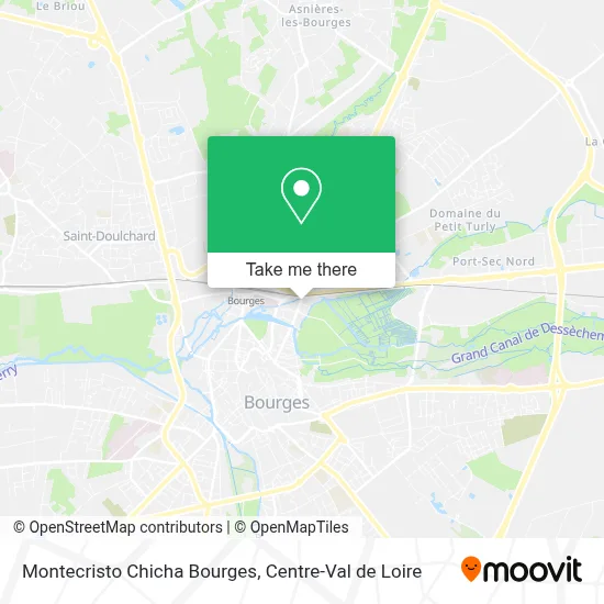 Montecristo Chicha Bourges map