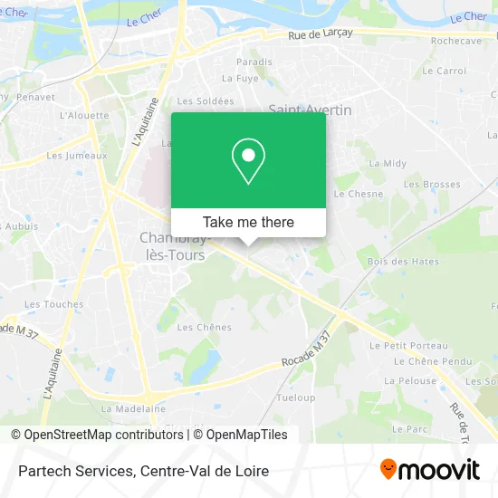 Partech Services map