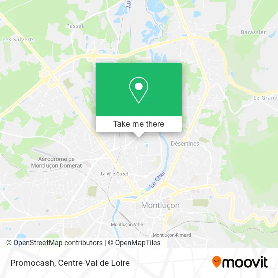 Promocash map