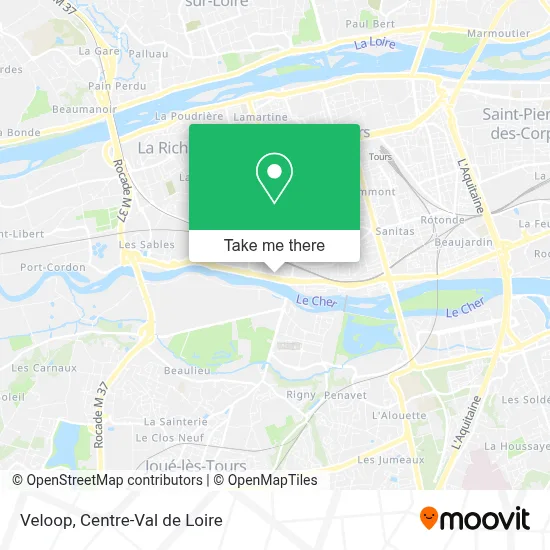 Veloop map