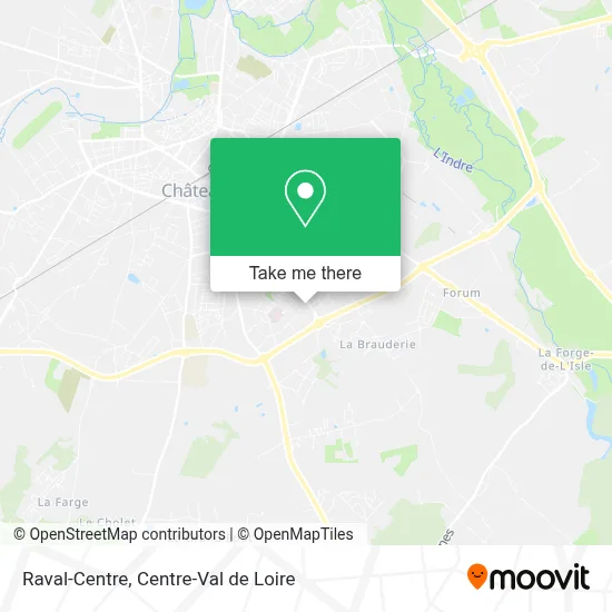 Raval-Centre map