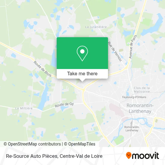 Re-Source Auto Pièces map