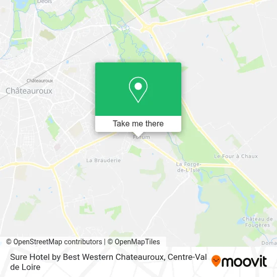 Sure Hotel by Best Western Chateauroux map