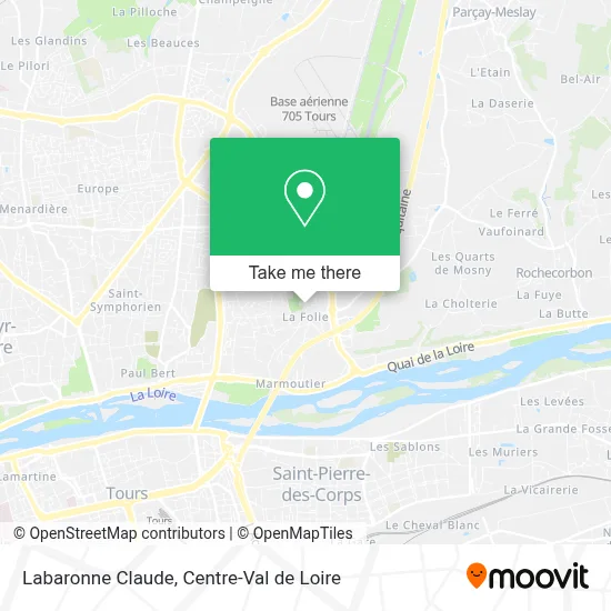 Labaronne Claude map