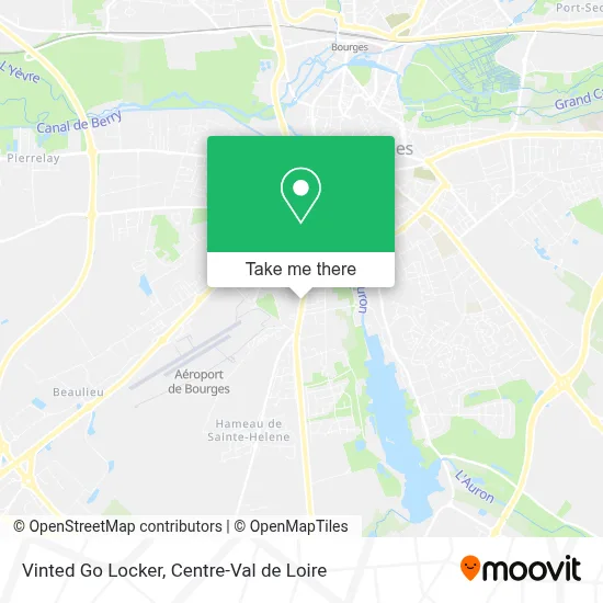 Vinted Go Locker map