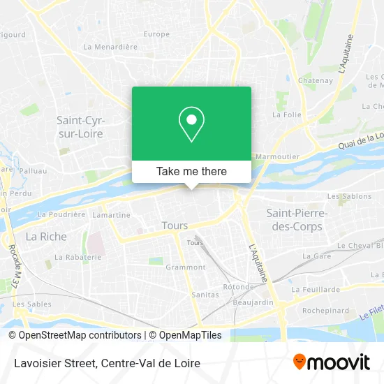 Rue Lavoisier map