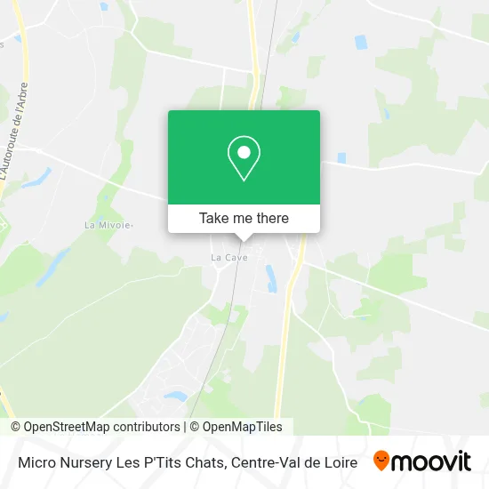 Micro Nursery Les P'Tits Chats map