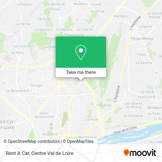 Mapa Rent A Car