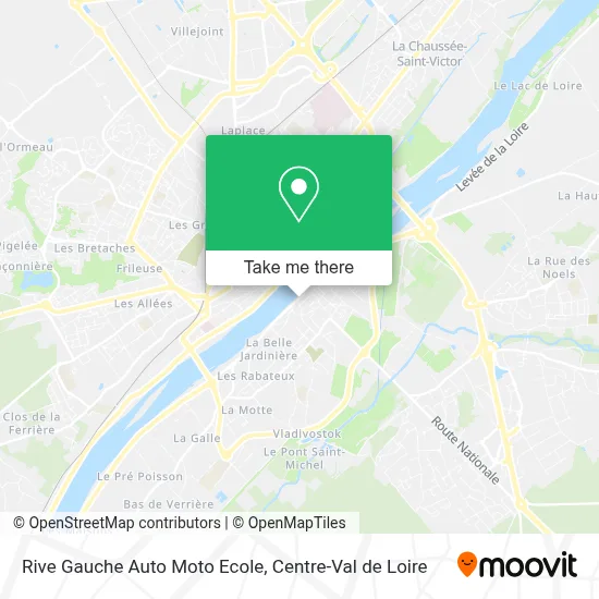 Rive Gauche Auto Moto Ecole map
