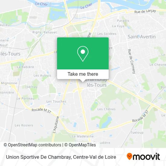 Union Sportive De Chambray map