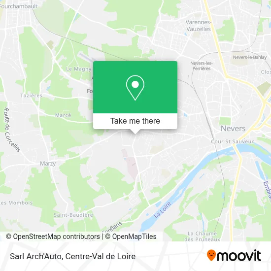 Sarl Arch'Auto map