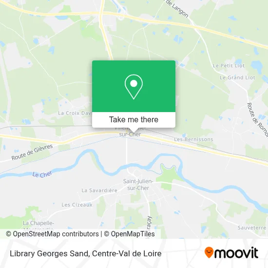 Library Georges Sand map