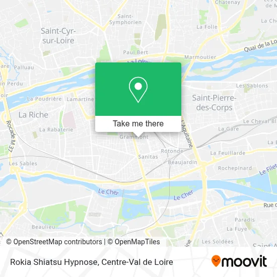Rokia Shiatsu Hypnose map