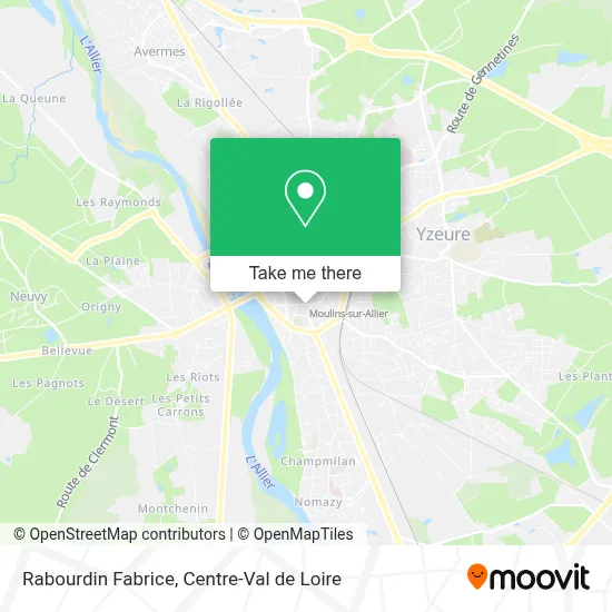 Rabourdin Fabrice map