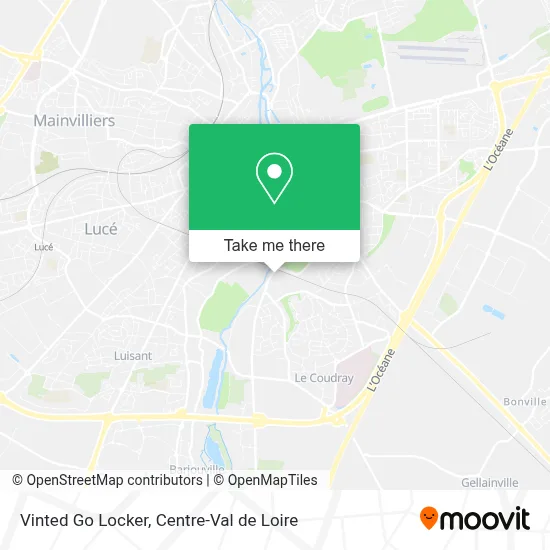 Vinted Go Locker map