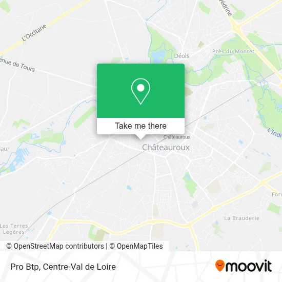 Pro Btp map