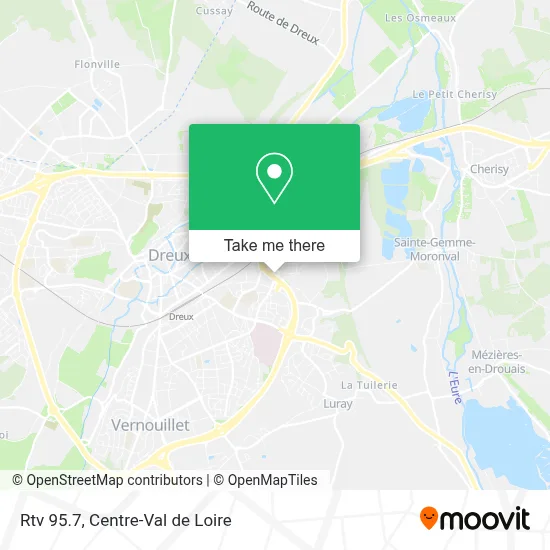 Mapa Rtv 95.7