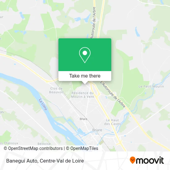 Banegui Auto map