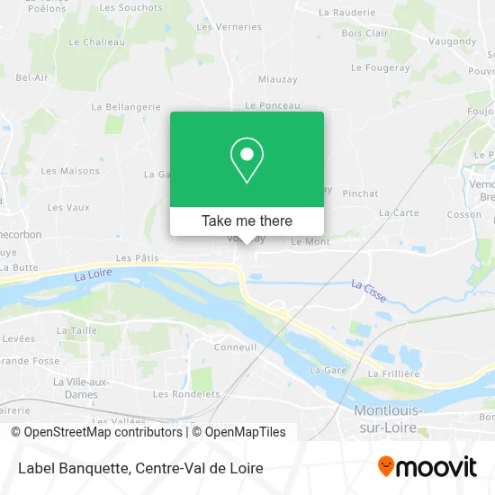 Label Banquette map