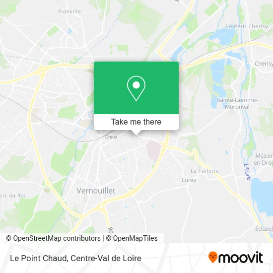 Le Point Chaud map