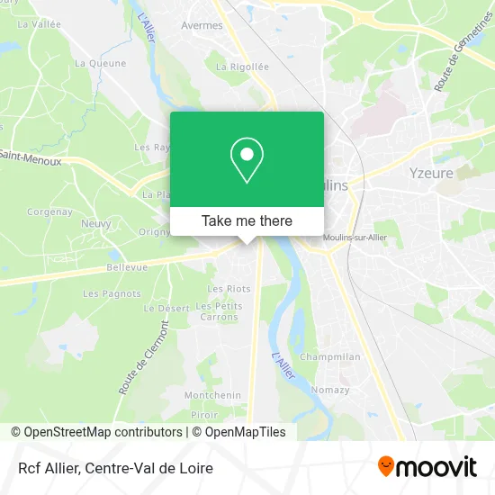 Rcf Allier map
