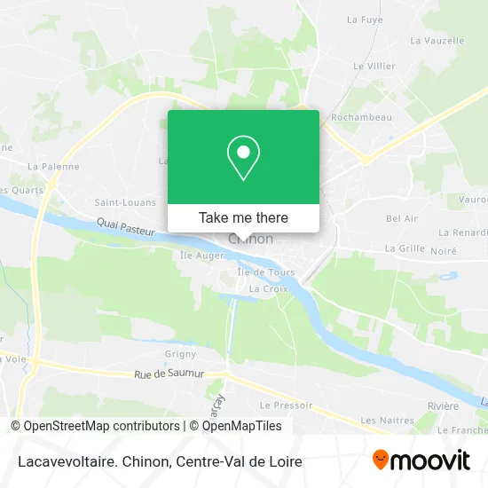 Lacavevoltaire. Chinon map
