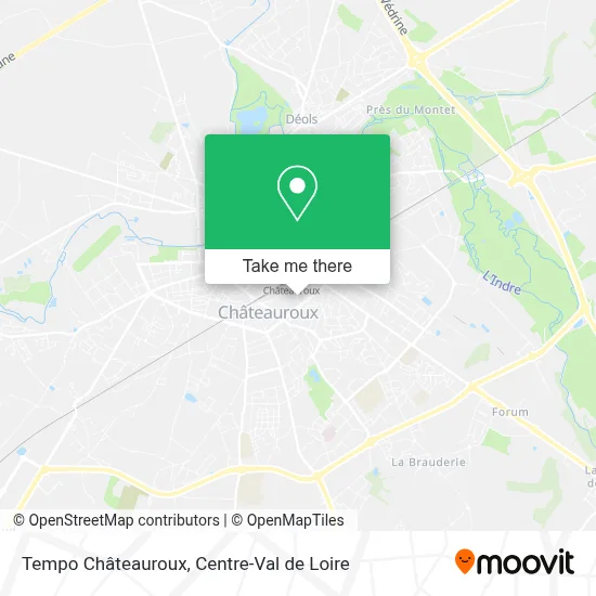 Tempo Châteauroux map