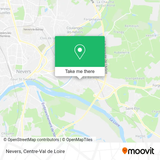 Nevers map