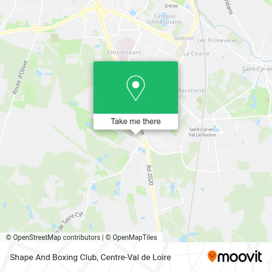 Shape And Boxing Club map