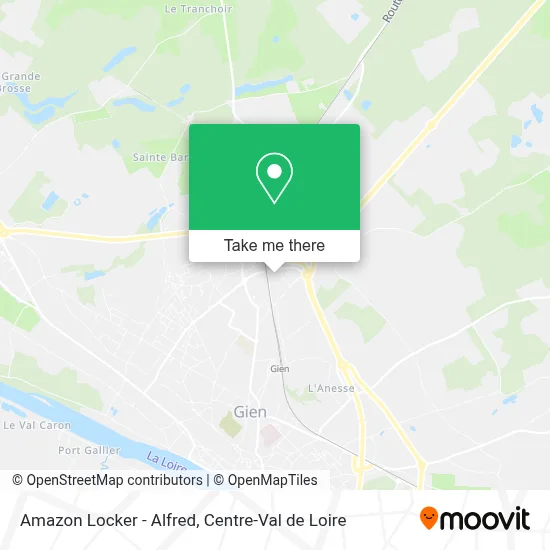 Amazon Locker - Alfred map