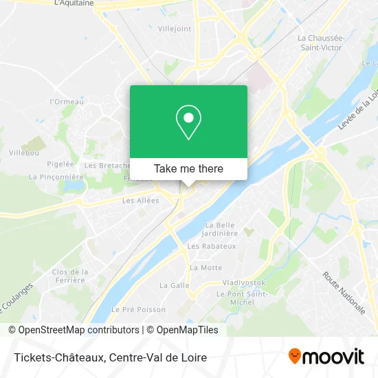 Tickets-Châteaux map