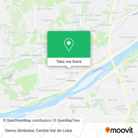 Gemo Amboise map